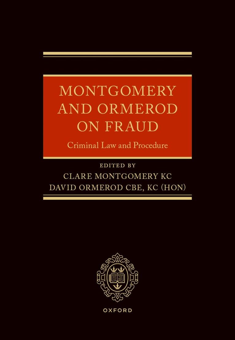 Montgomery and Ormerod on Fraud, Inbunden