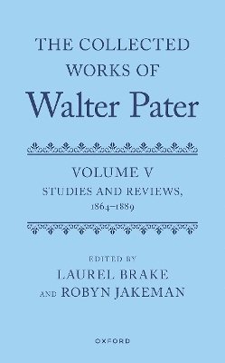 bokomslag The Collected Works of Walter Pater, Volume V
