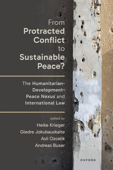 Heike Krieger, Giedre Jokubauskaite - From Protracted Conflict to Sustainable Peace?, Inbunden