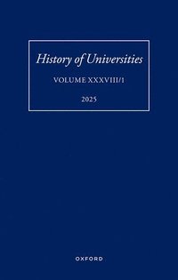 bokomslag History of Universities: XXXVIII/1