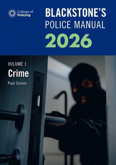 bokomslag Blackstone's Police Manuals Volume 1: Crime