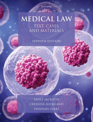 Emily Jackson, Cressida Auckland, Hannah Gibbs - Medical Law TCM, Häftad