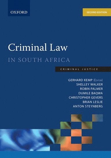 bokomslag Criminal Law in South Africa: Criminal Law in South Africa