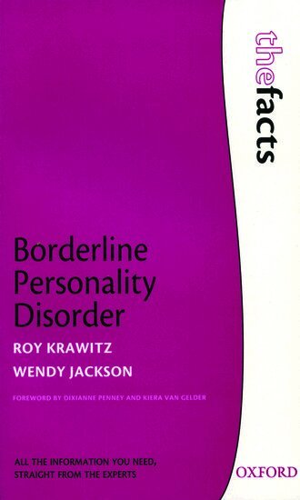 Roy Krawitz, Wendy Jackson - Borderline Personality Disorder, Häftad