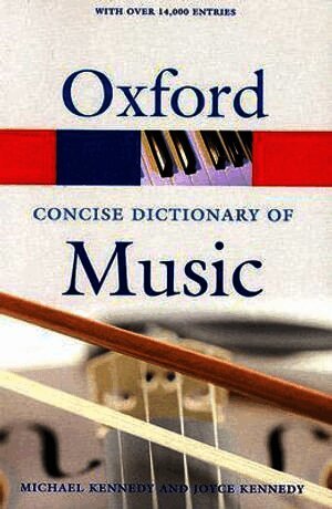 Concise Oxford Dictionary of Music