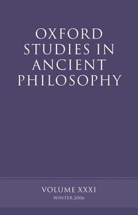 bokomslag Oxford Studies in Ancient Philosophy XXXI