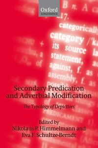bokomslag Secondary Predication and Adverbial Modification