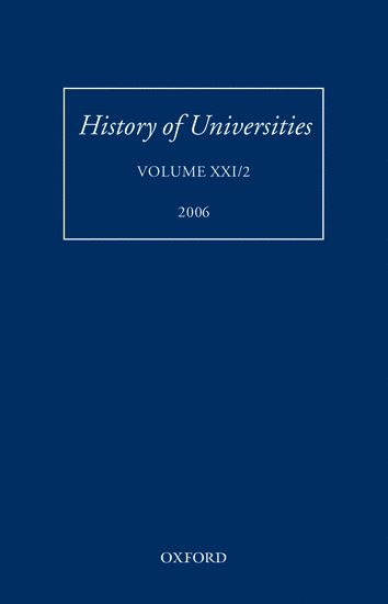 bokomslag History of Universities