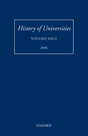 bokomslag History of Universities
