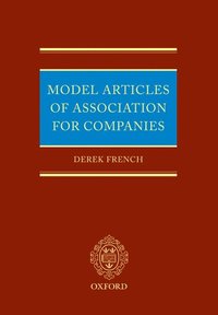 bokomslag Model Articles of Association for Companies