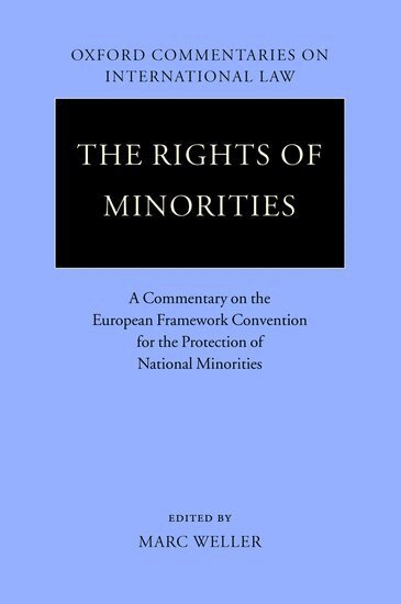 Marc Weller - The Rights of Minorities, Häftad