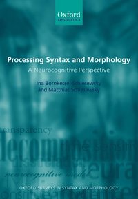 bokomslag Processing Syntax and Morphology