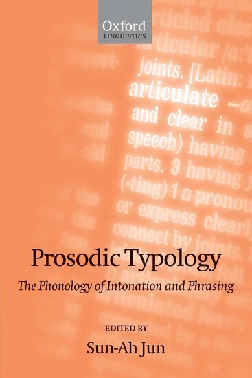 Sun-Ah Jun - Prosodic Typology, Häftad