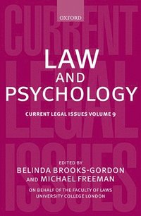 bokomslag Law and Psychology