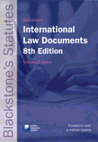 bokomslag Blackstone's international law documents