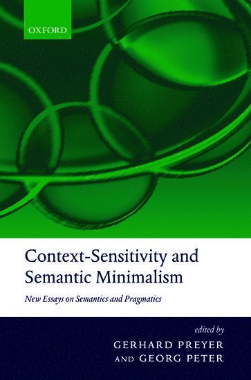 bokomslag Context-Sensitivity and Semantic Minimalism