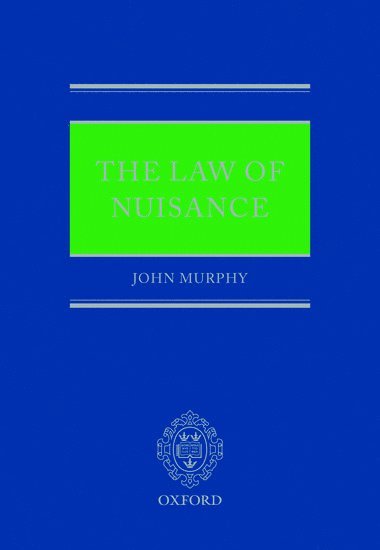bokomslag The Law of Nuisance