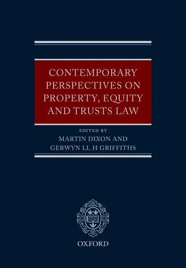 bokomslag Contemporary Perspectives on Property, Equity and Trust Law