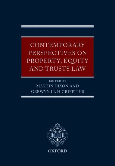bokomslag Contemporary Perspectives on Property, Equity and Trust Law