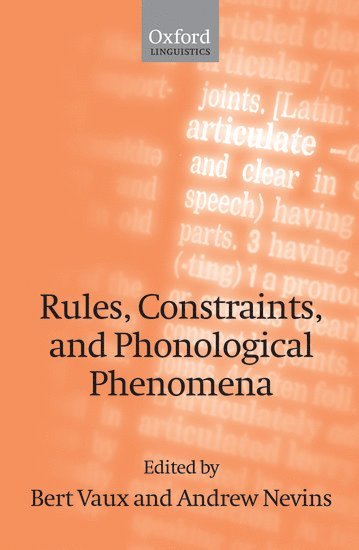 Rules, Constraints, and Phonological Phenomena 1