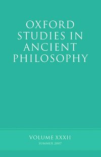 bokomslag Oxford Studies in Ancient Philosophy XXXII
