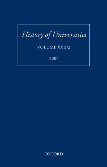 bokomslag History of Universities