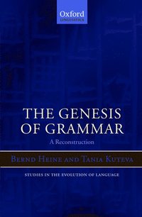 bokomslag The Genesis of Grammar