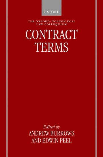 bokomslag Contract Terms