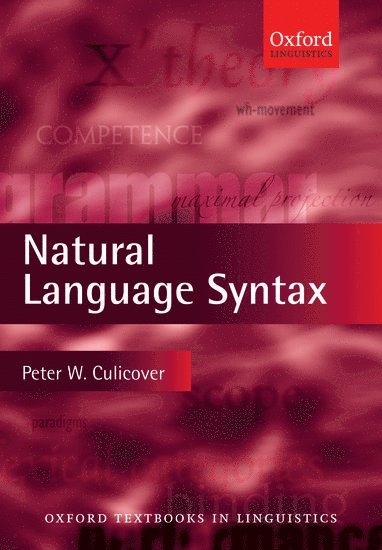 bokomslag Natural Language Syntax