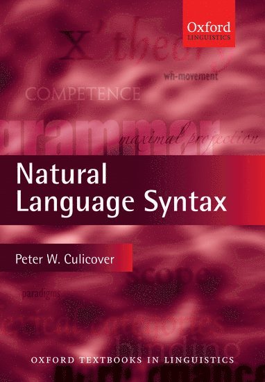 Natural Language Syntax 1