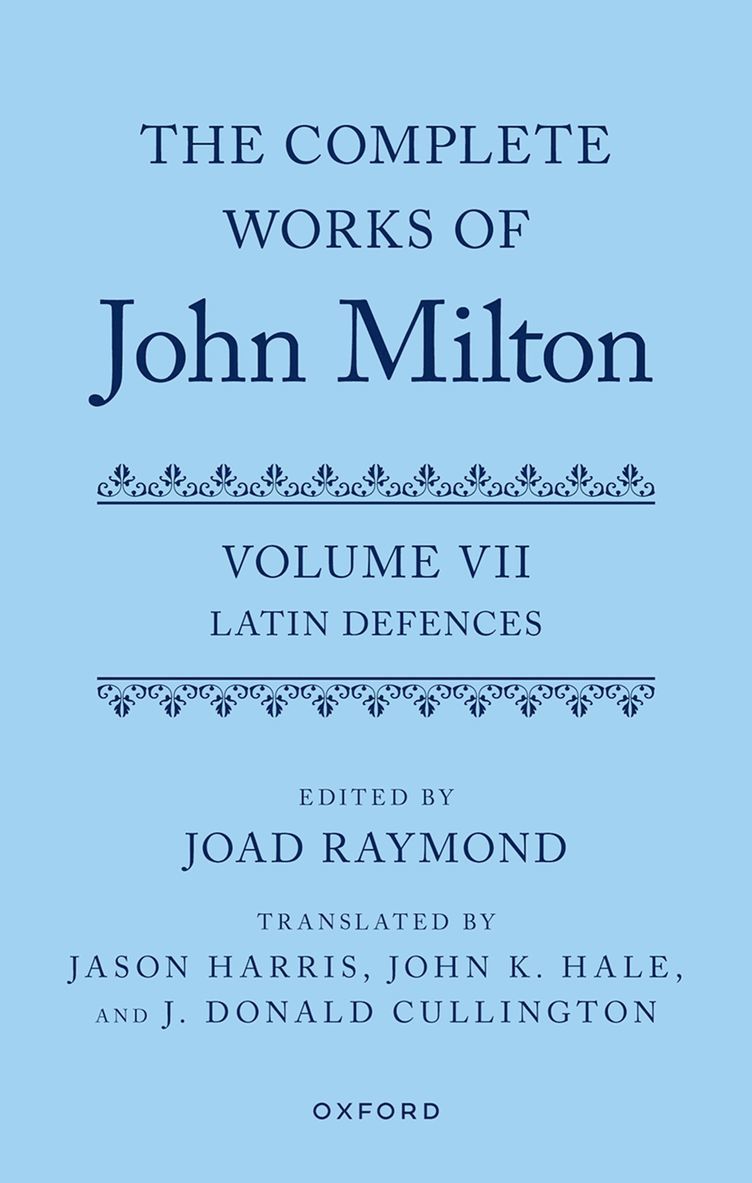 The Complete Works of John Milton: Volume VII 1