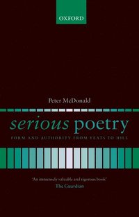 bokomslag Serious Poetry