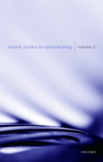 Tamar Szabo Gendler, John Hawthorne - Oxford Studies in Epistemology, Häftad