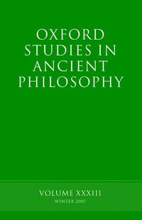 bokomslag Oxford Studies in Ancient Philosophy XXXIII
