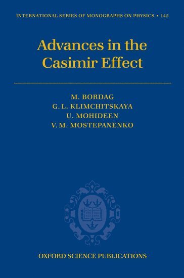 bokomslag Advances in the Casimir Effect