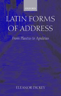 bokomslag Latin Forms of Address