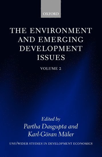 The Environment and Emerging Development Issues: Volume 2 1