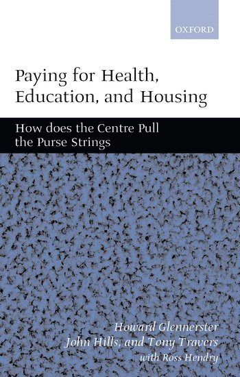 Paying for Health, Education, and Housing 1