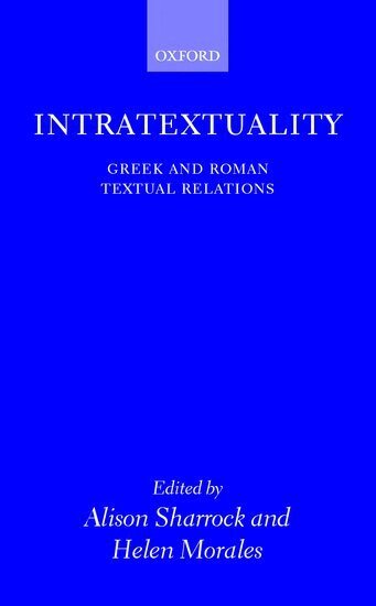 Alison Sharrock, Helen Morales - Intratextuality, Inbunden