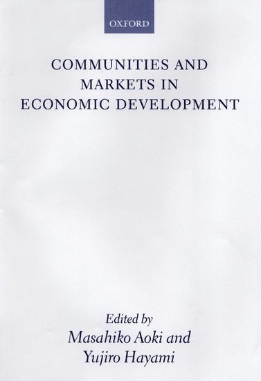 Communities and Markets in Economic Development 1