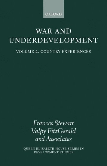 War and Underdevelopment: Volume 2: Country Experiences 1