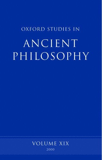 bokomslag Oxford Studies in Ancient Philosophy