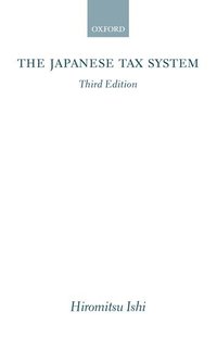 bokomslag The Japanese Tax System