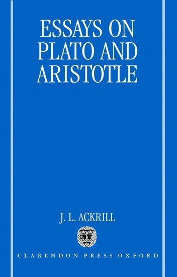 Essays on Plato and Aristotle 1