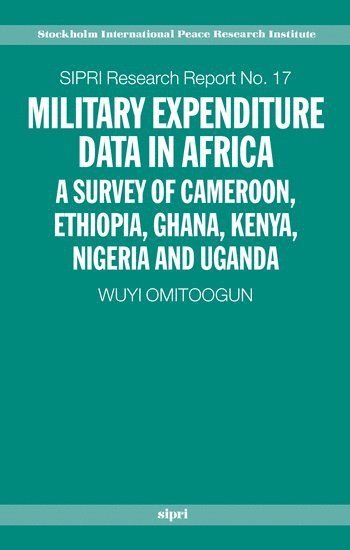 bokomslag Military Expenditure Data in Africa