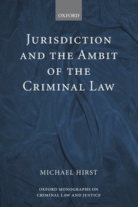 bokomslag Jurisdiction and the Ambit of the Criminal Law