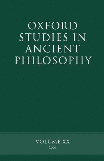 bokomslag Oxford Studies in Ancient Philosophy