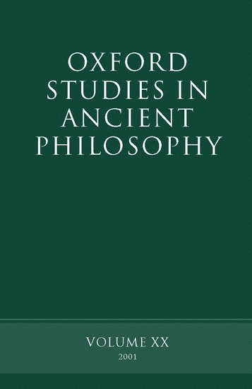 Oxford Studies in Ancient Philosophy 1