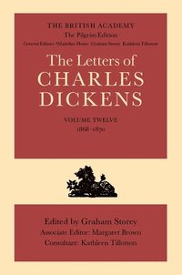 bokomslag The British Academy/The Pilgrim Edition of the Letters of Charles Dickens: Volume 12: 1868-1870