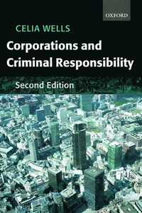 bokomslag Corporations and Criminal Responsibility